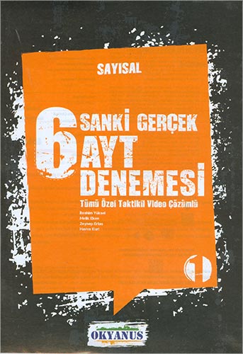 Sanki Gerçek 6 AYT Sayısal Deneme