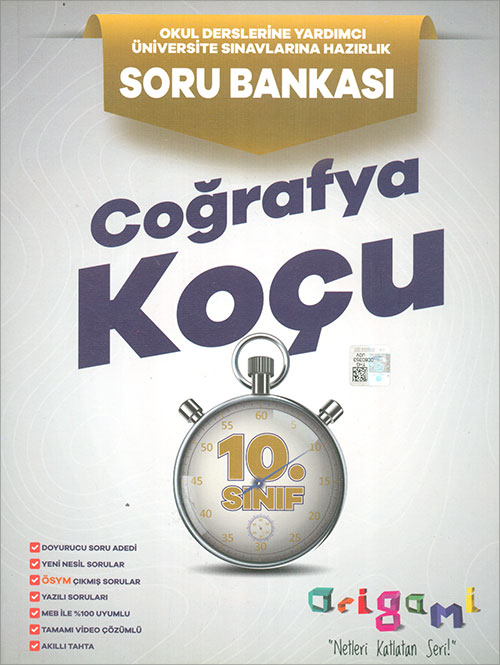 10 Sınıf Origami Coğrafya Koçu Soru Bankası