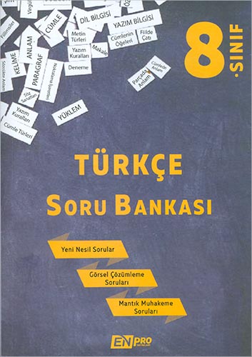 8 Sınıf Türkçe Soru Bankası EnPro Yayınları Komisyon 7 İndirim