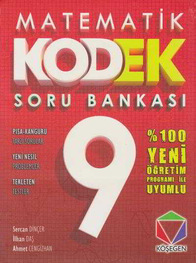 Köşegen 9 Sınıf Matematik KODEK Soru Bankası Komisyon 23 İndirim