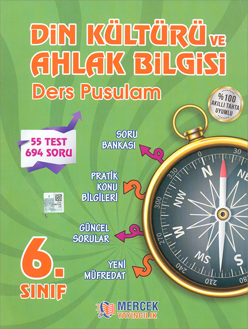 6 Sınıf Din Kültürü ve Ahlak Bilgisi Ders Pusulam Kampanyalı Mercek Yayınları Komisyon 67 İndirim