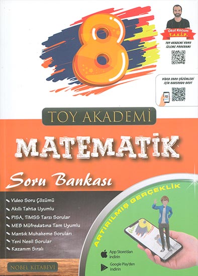 8 Sınıf Matematik Soru Bankası Toy Akademi Komisyon 18 İndirim