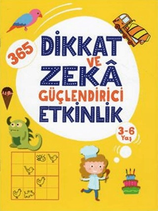 365 Dikkat ve Zeka Güçlendirici Etkinlik 8 Kitap Takım