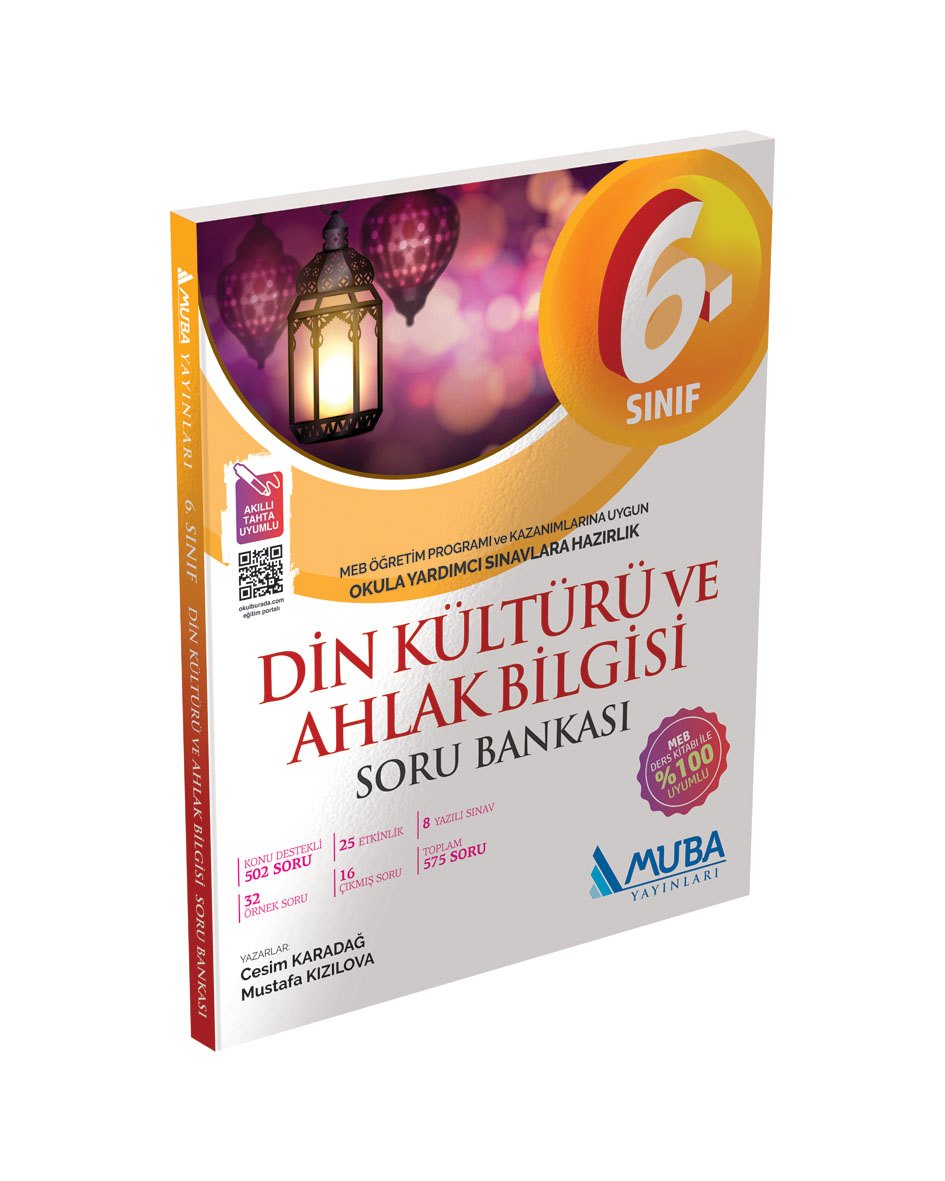 6 Sınıf Din Kültürü ve Ahlak Bilgisi Soru Bankası Muba Yayınları