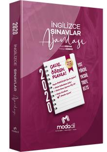 İngilizce Sınavlar Ajandası Modadil Yayınları