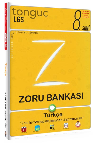 Tonguç 8 Sınıf Türkçe Zoru Bankası Komisyon