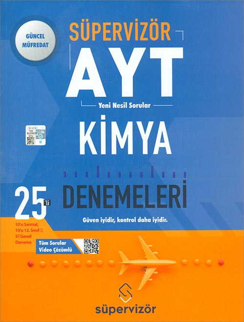 Süpervizör Yayınları AYT Kimya 25 li Deneme