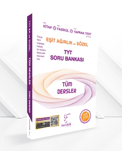 TYT Tüm Dersler Eşit Ağırlık ve Sözel Soru Bankası