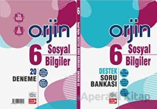 6 Sınıf Sosyal Bilgiler Orjin Destek Soru Bankası Gama Okul Yayınları Komisyon 25 İndirim
