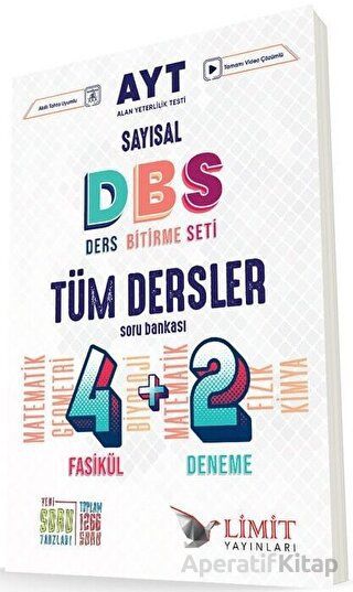 AYT Sayısal Ders Bitirme Seti Tüm Dersler Soru Bankası