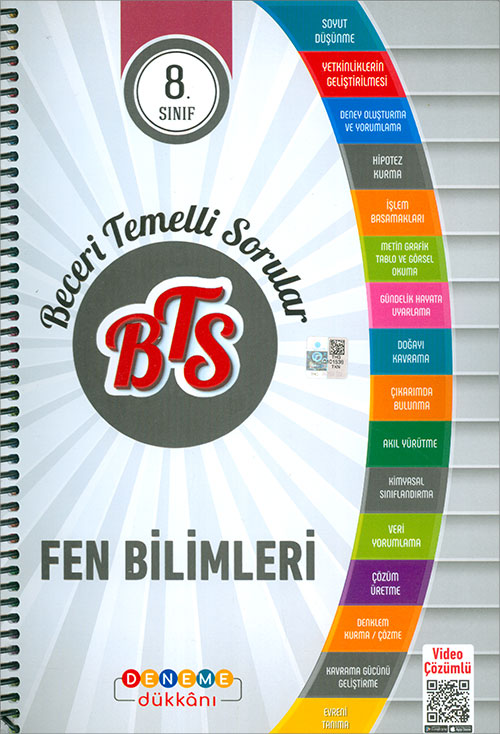 Deneme Dükkanı 8 Sınıf Fen Bilimleri BTS Soru Bankası Komisyon 77 İndirim