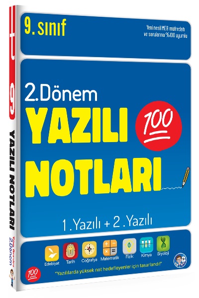 Tonguç Akademi 9 Sınıf Yazılı Notları 2 Dönem 1 ve 2 Yazılı Komisyon 26 İndirim