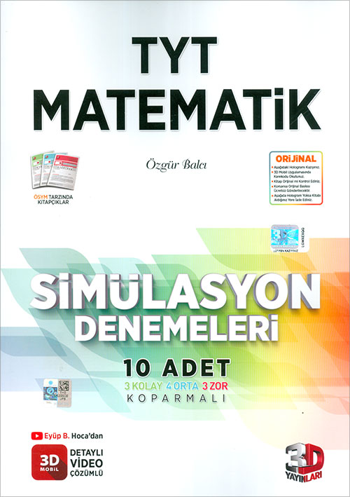 AYT 3D Simülasyon Matematik Denemeleri