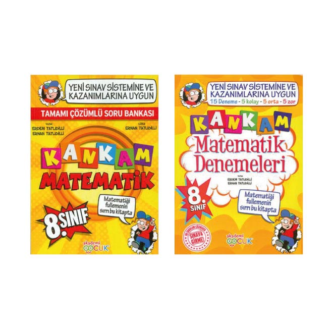 8 Sınıf Matematik Soru Bankası ve Denemeleri Akademi Çocuk Komisyon