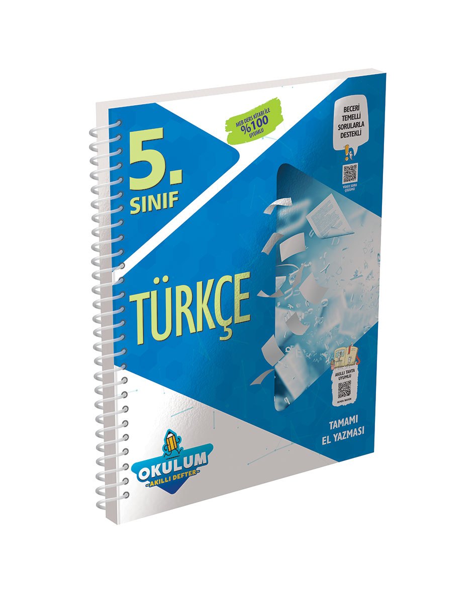 3551 5 Sınıf Türkçe Akıllı Defter
