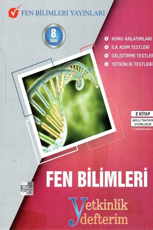 8 Sınıf Yeni Nesil Fen Bilimleri Yetkinlik Defterim