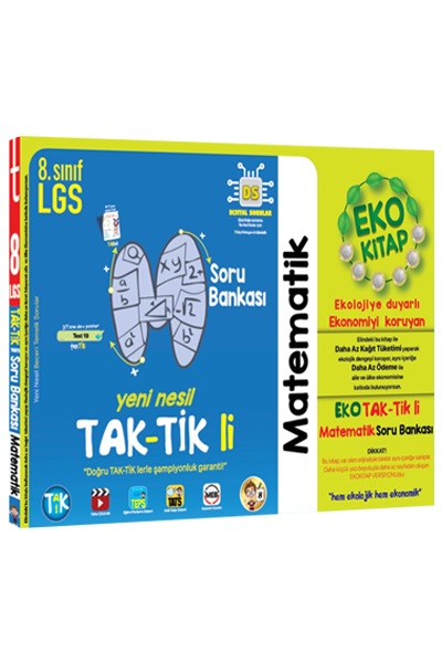 8 Sınıf LGS Matematik Taktikli Eko Soru Bankası
