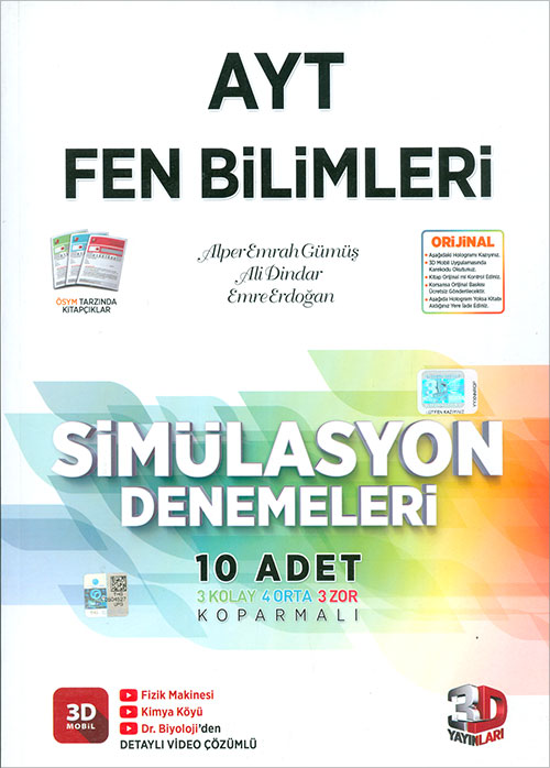 AYT 3D Simülasyon Fen Bilimleri Denemeleri