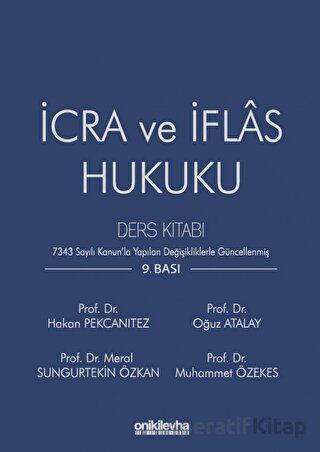 İcra ve İflas Hukuku Ders Kitabı