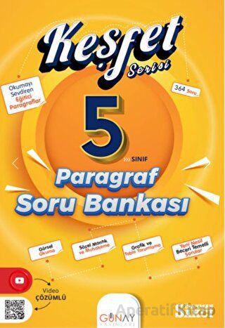 5 Sınıf Keşfet Serisi Paragraf Soru Bankası