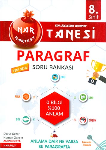 8 Sınıf Paragraf Nar Tanesi Soru Bankası