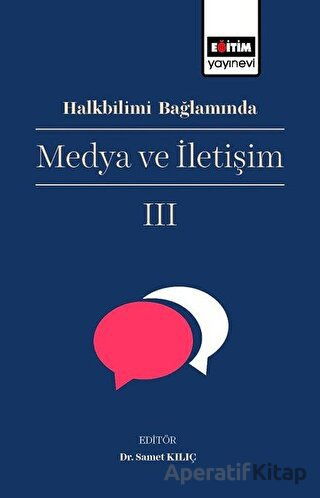 Halkbilimi Bağlamında Medya ve İletişim I