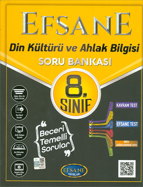 Efsane 8 Sınıf Din Kültürü ve Ahlak Bilgisi Soru Bankası