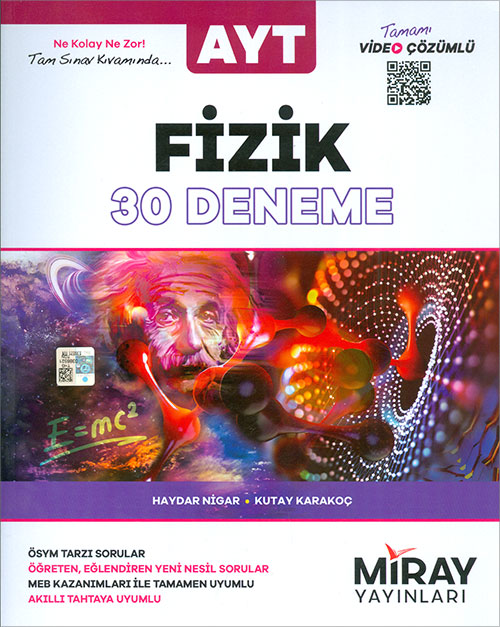 Aydın Yayınları 2023 AYT Fizik 30 Deneme