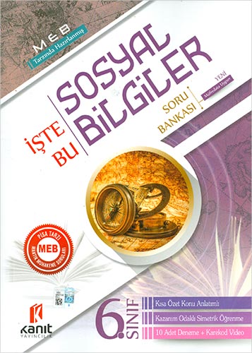 Mutlu Yayıncılık 6 Sınıf Kolaydan Zora Bilgi Ölçer Sosyal Bilgiler Soru Bankası