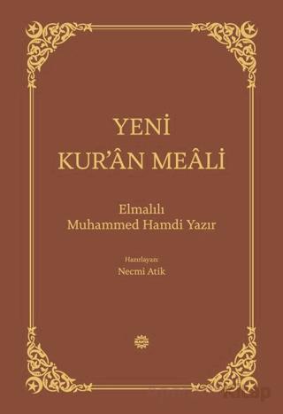 Yeni Kur an Meali