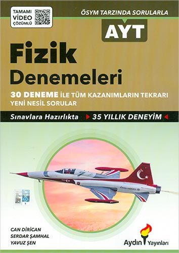 Aydın Yayınları AYT Fizik 30 lu Denemeleri