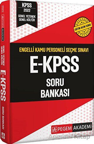 2022 E KPSS Soru Bankası