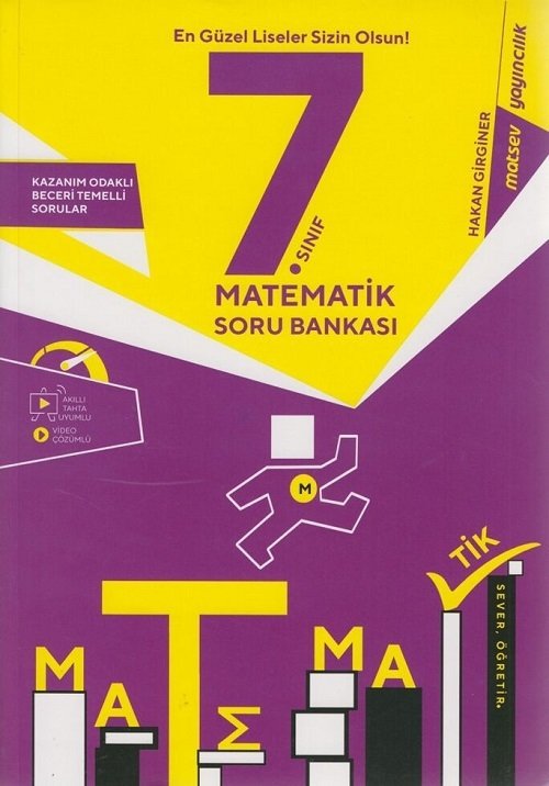Matsev 8 Sınıf Matematik Özel Seri Soru Bankası Komisyon 25 İndirim