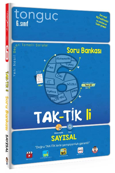 Tonguç 6 Sınıf Taktikli Sayısal Soru Bankası Komisyon