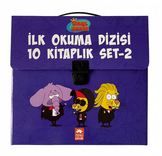 Kral Şakir İlk Okuma Dizisi Çantalı Set 2 10 Kitap Takım
