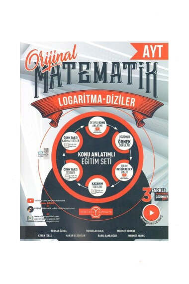 Orjinal Yayınları 2024 AYT Matematik Logaritma Diziler Konu Anlatımı