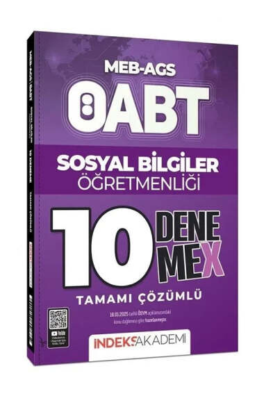 ÖABT MEB AGS Sosyal Bilgiler Öğretmenliği 10 Deneme X Çözümlü