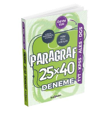 TYT KPSS ALES DGS Çalıştıran Parağraf X40 Deneme