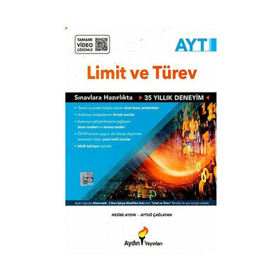 Aydın Yayınları AYT Limit ve Türev
