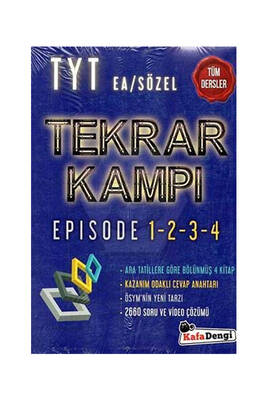 Kafa Dengi Yayınları TYT Tüm Dersler Sözel Eşit Ağırlık Tekrar Kampı