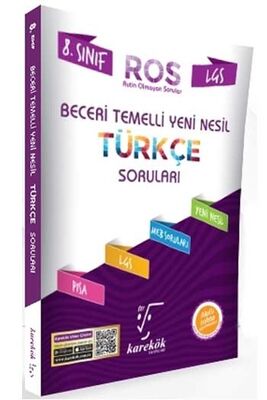 Karekök Yayınları 8 Sınıf LGS Türkçe Cep Test