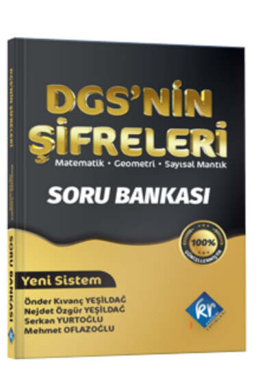 KR Akademi Yayınları 2024 DGS nin Şifreleri Soru Bankası