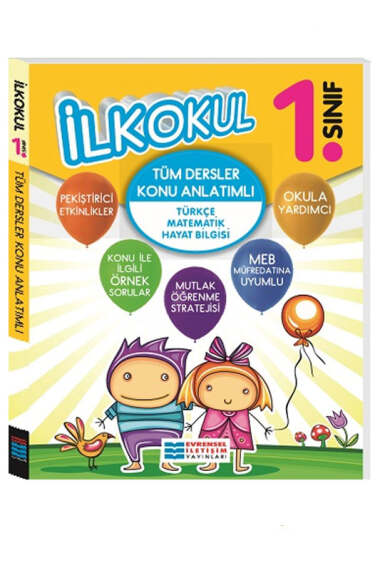 Evrensel İletişim Yayınları 1 Sınıf Tüm Dersler Konu Anlatımı