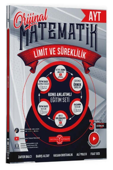 Orijinal Yayınları AYT Matematik Limit ve Süreklilik