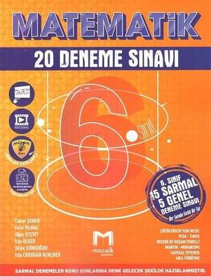 Mozaik Yayınları 6 Sınıf Matematik 20 li Deneme