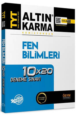 Altın Karma TYT Fen Bilimleri Video Çözümlü 10x20 Deneme Sınavı