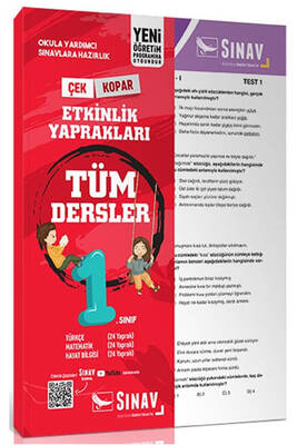 Sınav Dergisi Yayınları 1 Sınıf Tüm Dersler Yaprak Test