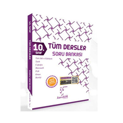 Karekök Yayınları 10 Sınıf Tüm Dersler Soru Bankası