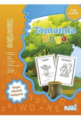 Tamamla Boya 1 Başlangıç Mavi Panda Yayınları