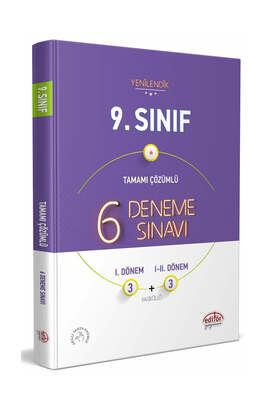 Editör Yayınları 2023 9 Sınıf 6 3 3 Deneme Sınavı Tamamı Çözümlü